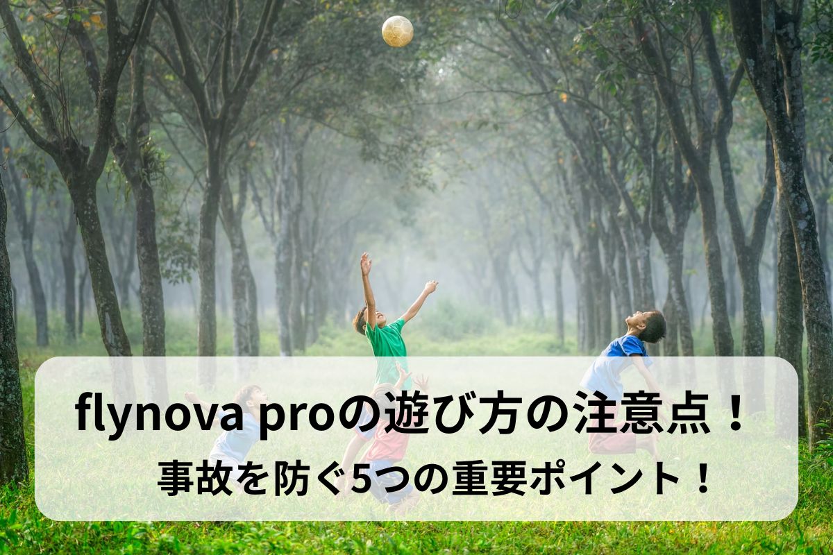 flynova proの遊び方の注意点！事故を防ぐ5つの重要ポイント！